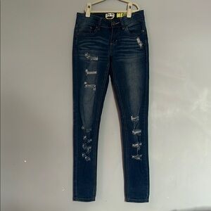 Indigo Rein Blue Boot Cut Jeans Classic Denim Style (vintage)